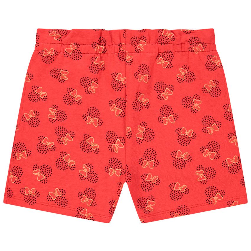 Short en jersey Minnie Disney printée all-over - Rouge