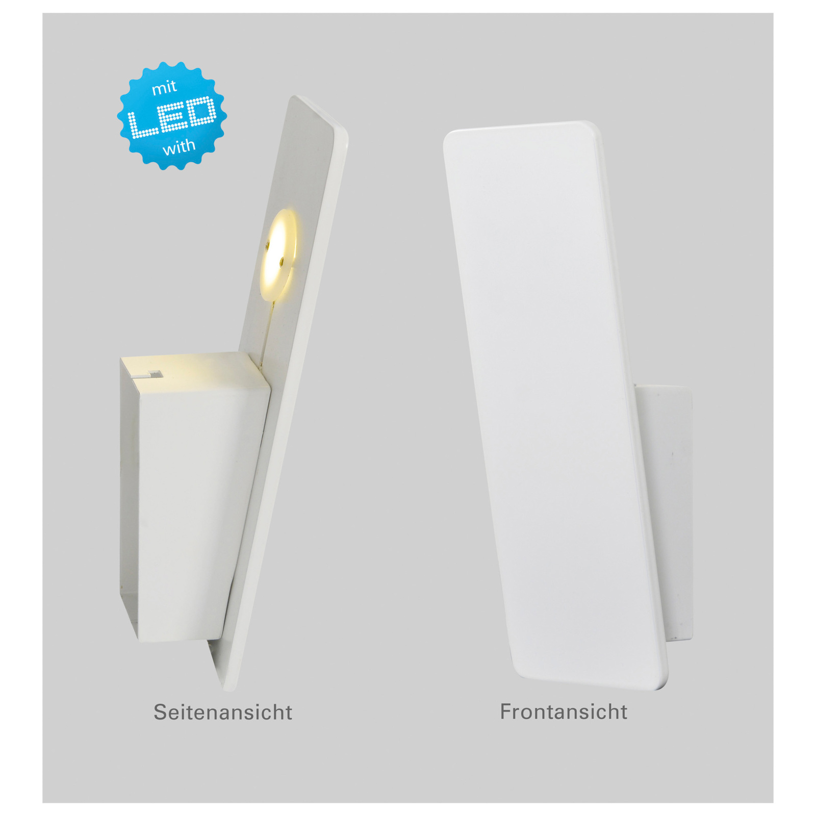LED-Wandleuchte STAN - weiß - 22 cm