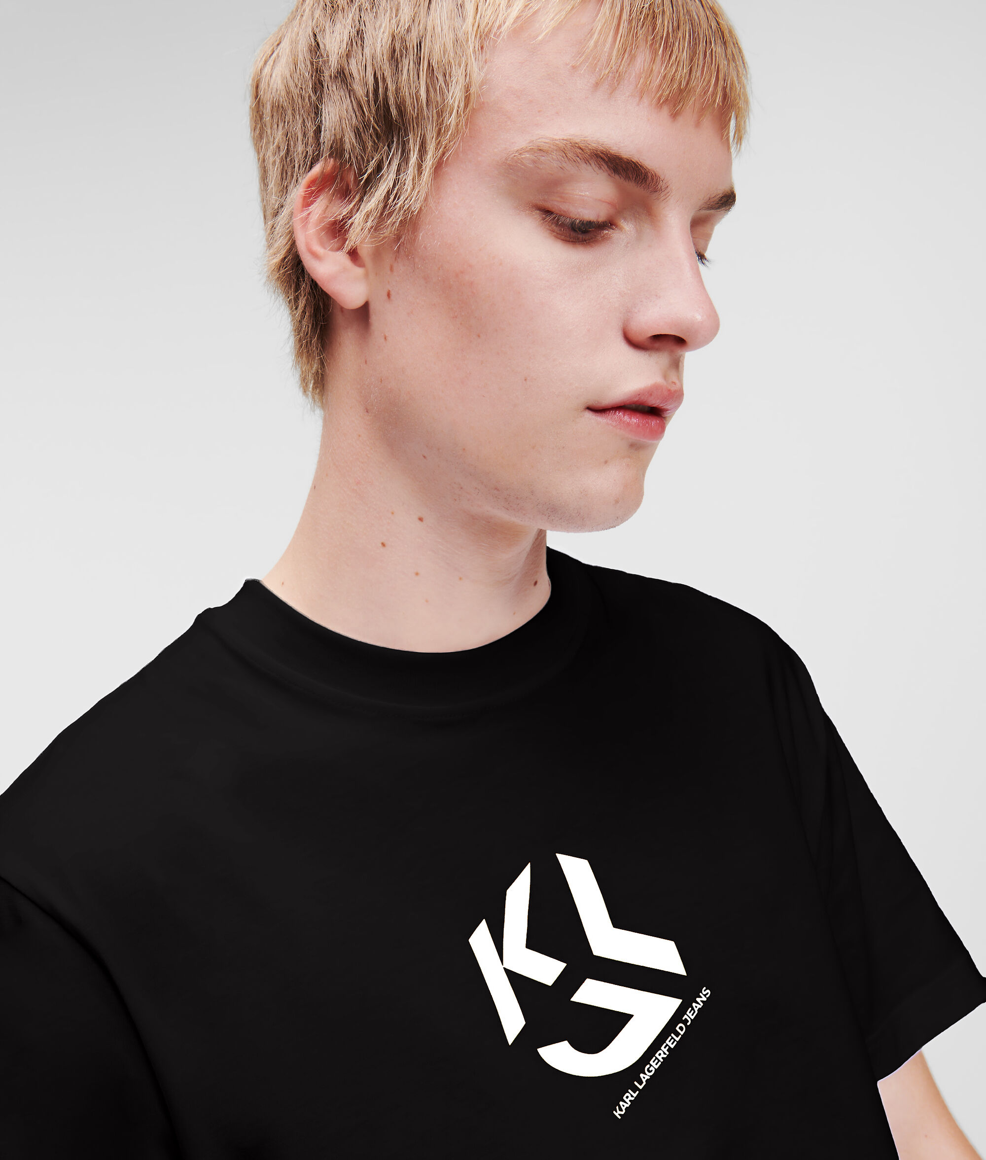 T-SHIRT COUPE DROITE KLJ MONOGRAM