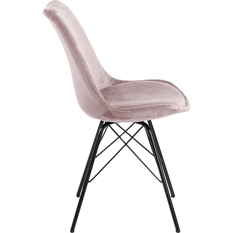 Eris spisebordsstol - rosa velour