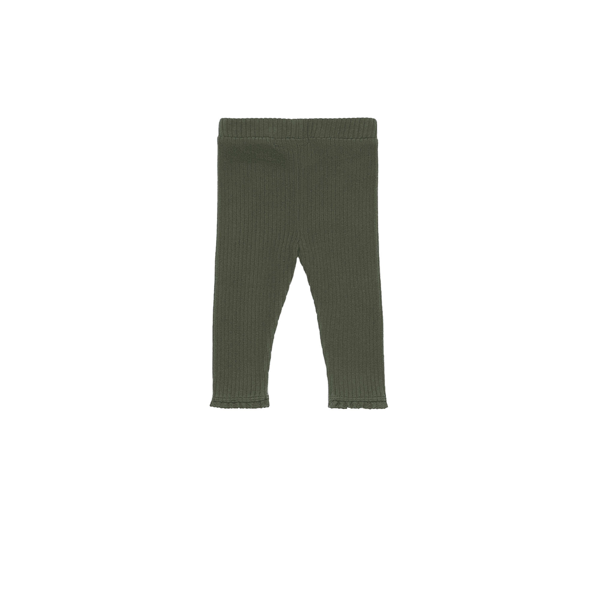 BETSY - Legging côtelé en coton | Vert