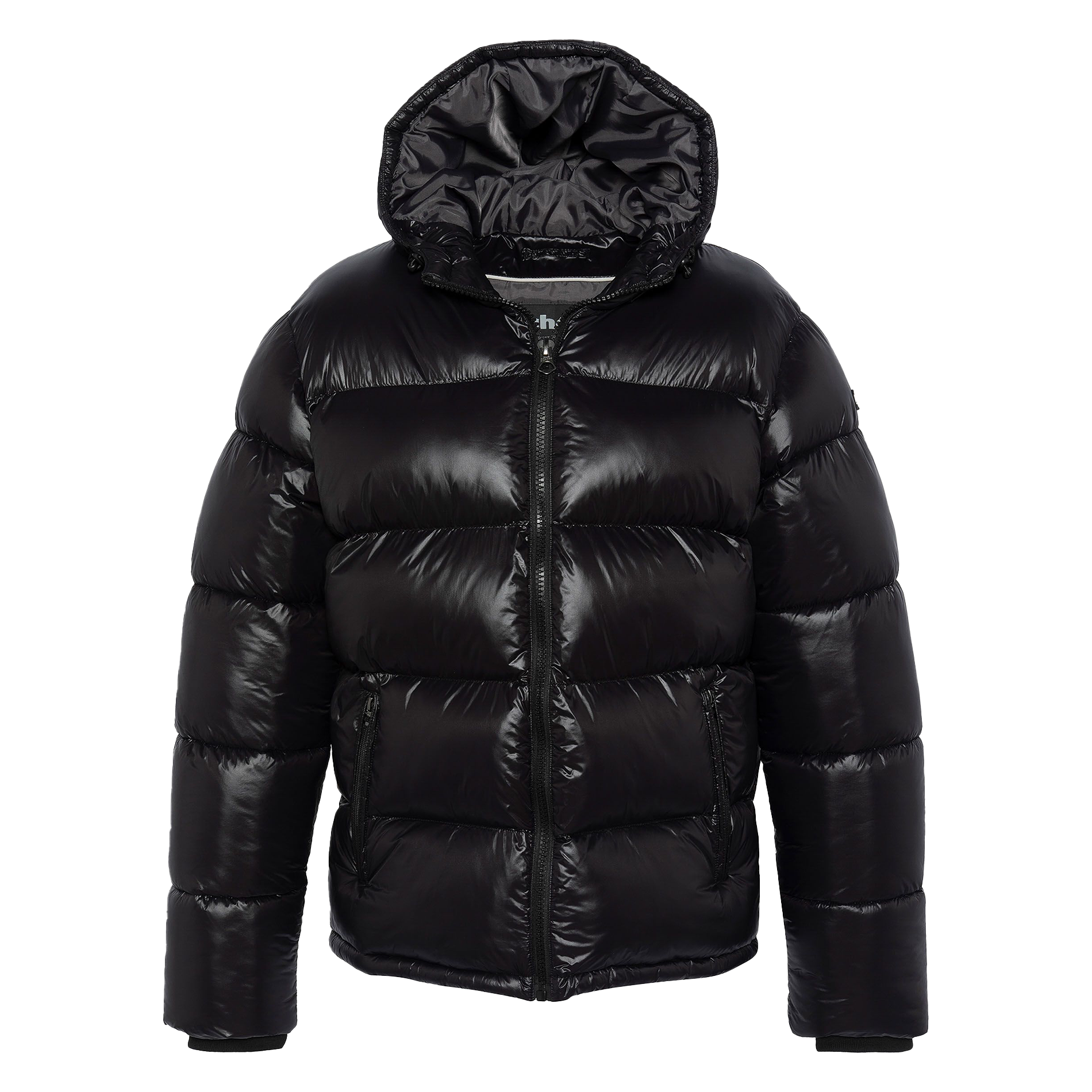 Doudoune à capuche matelassée | Noir