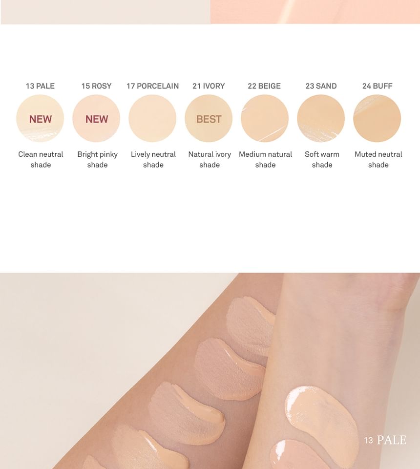 hince - Second Skin Foundation - 4 kleuren