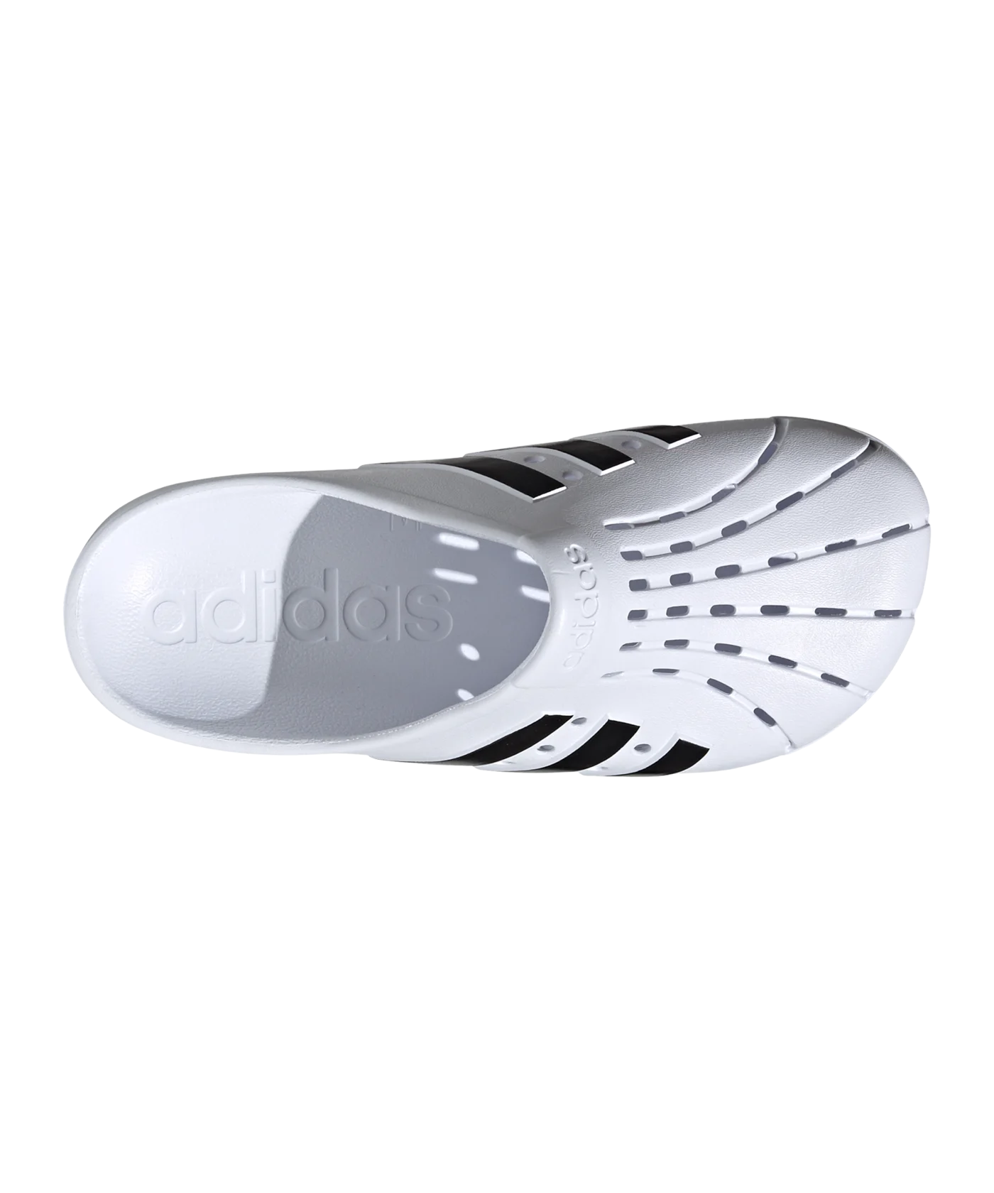 adidas Adilette Clog Badelatsche Weiss