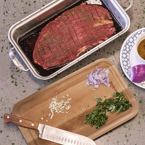 GRILL+® bradepande og skærebræt