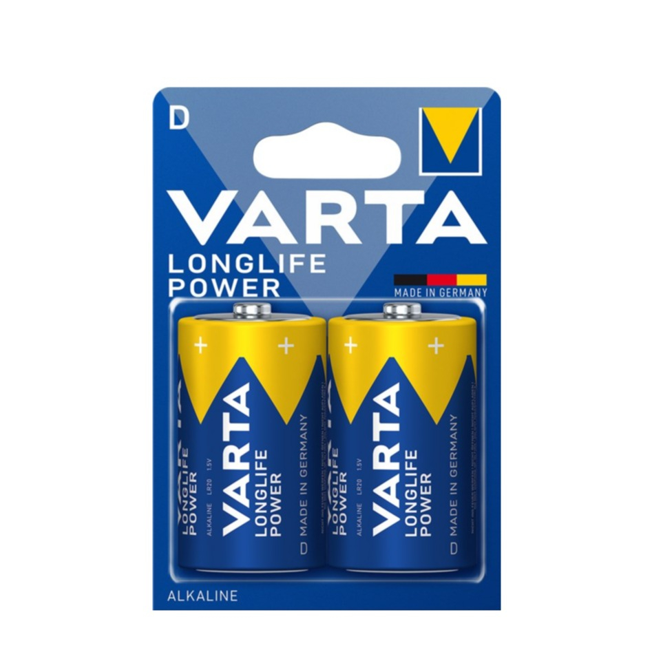 2er Pack Longlife Power (LR20) 1.5 Volt Alkaline Batterie D (Mono)