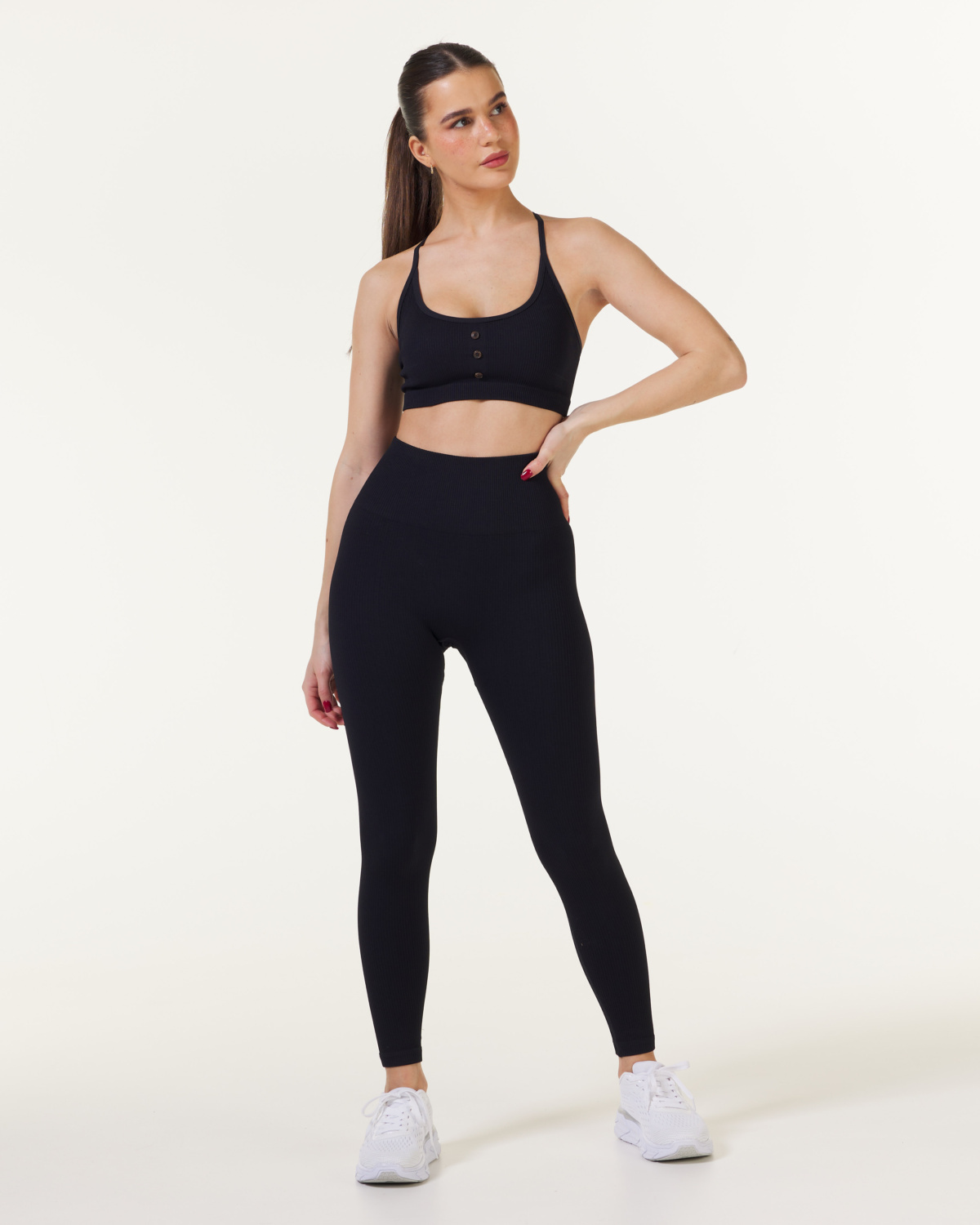 Bumpro 2-PACK Perfect Rib Tights Black