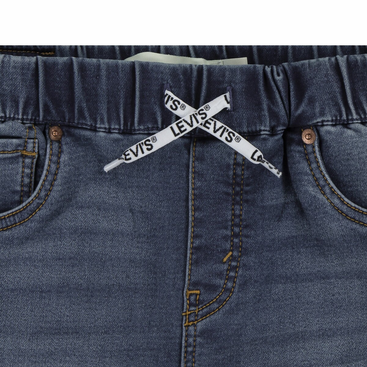 LEVI'S KIDS<br>Shorts skinny com cintura elástica