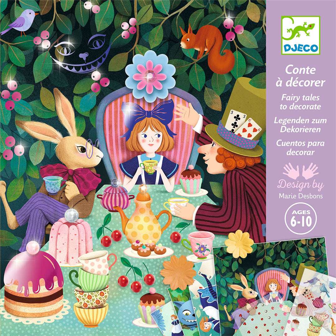 Djeco schilderijen versieren - in wonderland