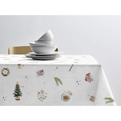 Södahl Christmas Days Juledug, Hvid, 140x250 cm