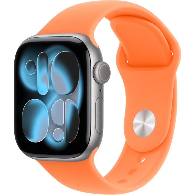 Apple MHYE4ZM/A accessoire intelligent à porter sur soi Bande Orange Fluoroélastomère