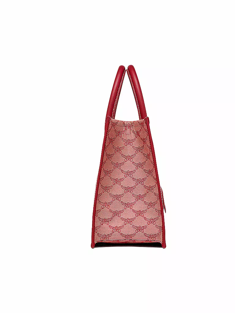 MCM Tasche - Tote Bag LAURETOS VALENTINE Medium rot