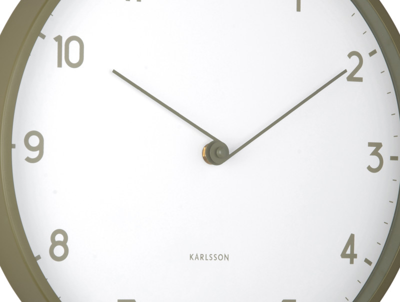 Wall Clock Sencillez KA6057GR Tea green