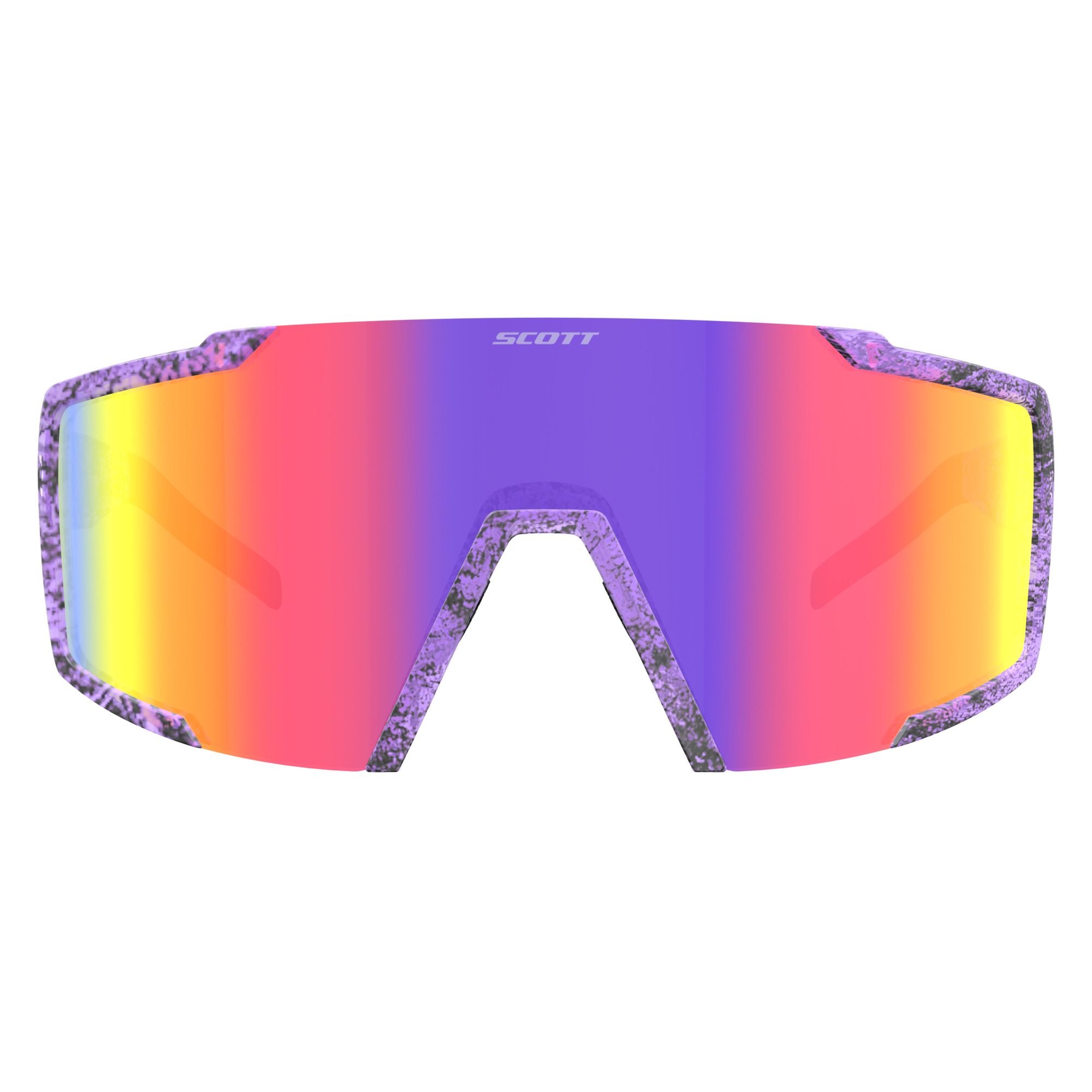 SCOTT Shield cykelbriller Swish Purple/Teal Chrome