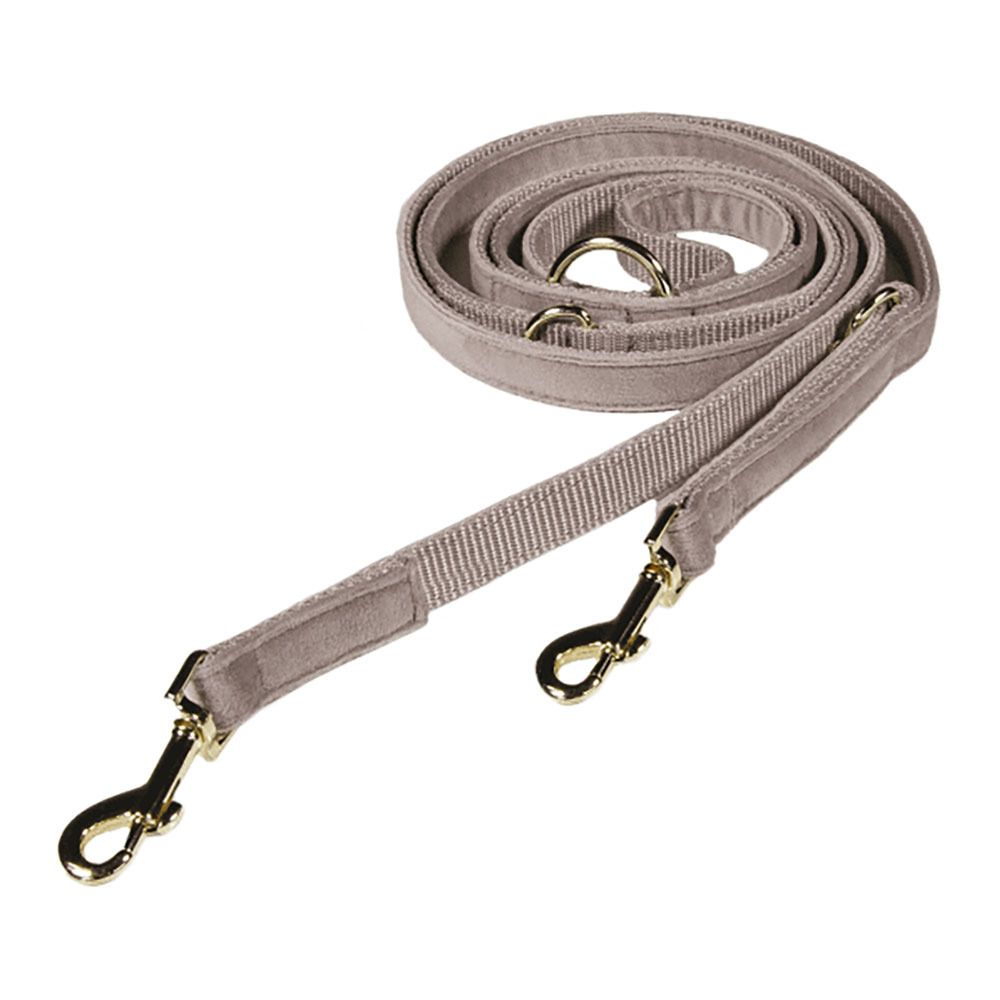 Kentucky VELVET - Laisse pour chien beige