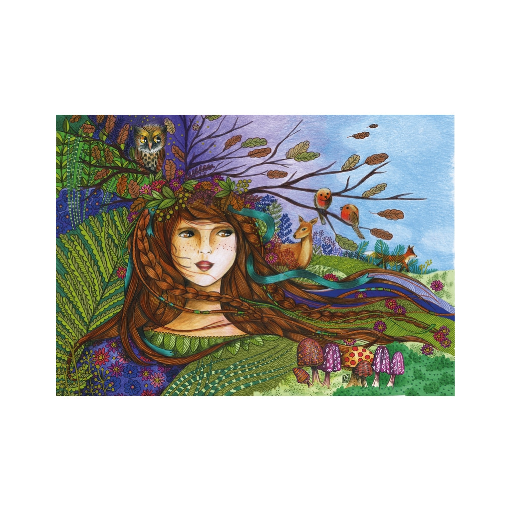 Puzzle - Gardienne de la Nature - 100 Pièces
