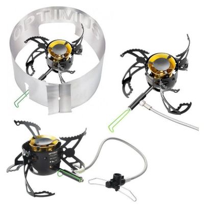 Réchaud multi-combustibles et bidon Fuel Optimus Polaris Optifuel