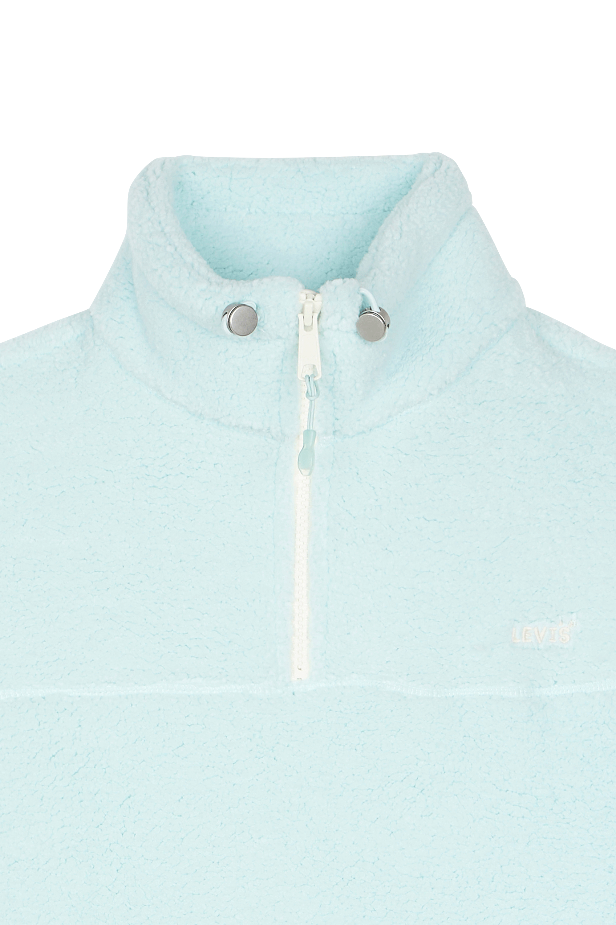 LEVI'S Polaire BIG FOOT SHERPA 1/4 ZIP Bleu