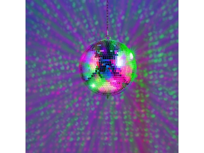 Fuzzix MB30 ml Spiegelkugel 30 cm mit Motor und LED