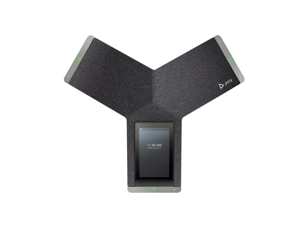 Poly Trio C60 - VoIP-telefon til konferencer - med Bluetooth interface - IEEE 802.11a/b/g/n/ac (Wi-Fi) / Bluetooth 5.0 - 5-vejs opkaldskapacitet - SIP, SRTP, SDP - 3 linier