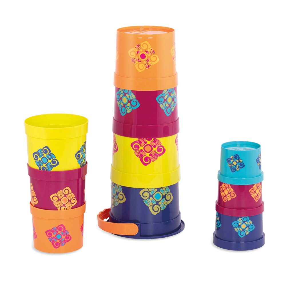 B.TOYS B. Bazillion Buckets Bunte Stapelbecher