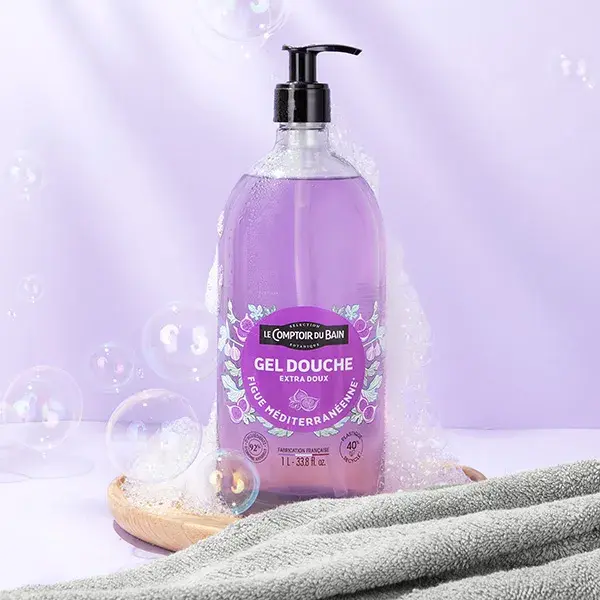 Le Comptoir Du Bain - Gel de banho extra suave Figo Mediterrâneo Garrafa 1L