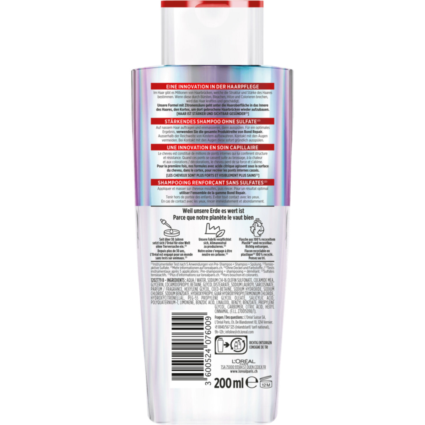 L'Oréal Paris Elseve Bond Repair Shampoo
