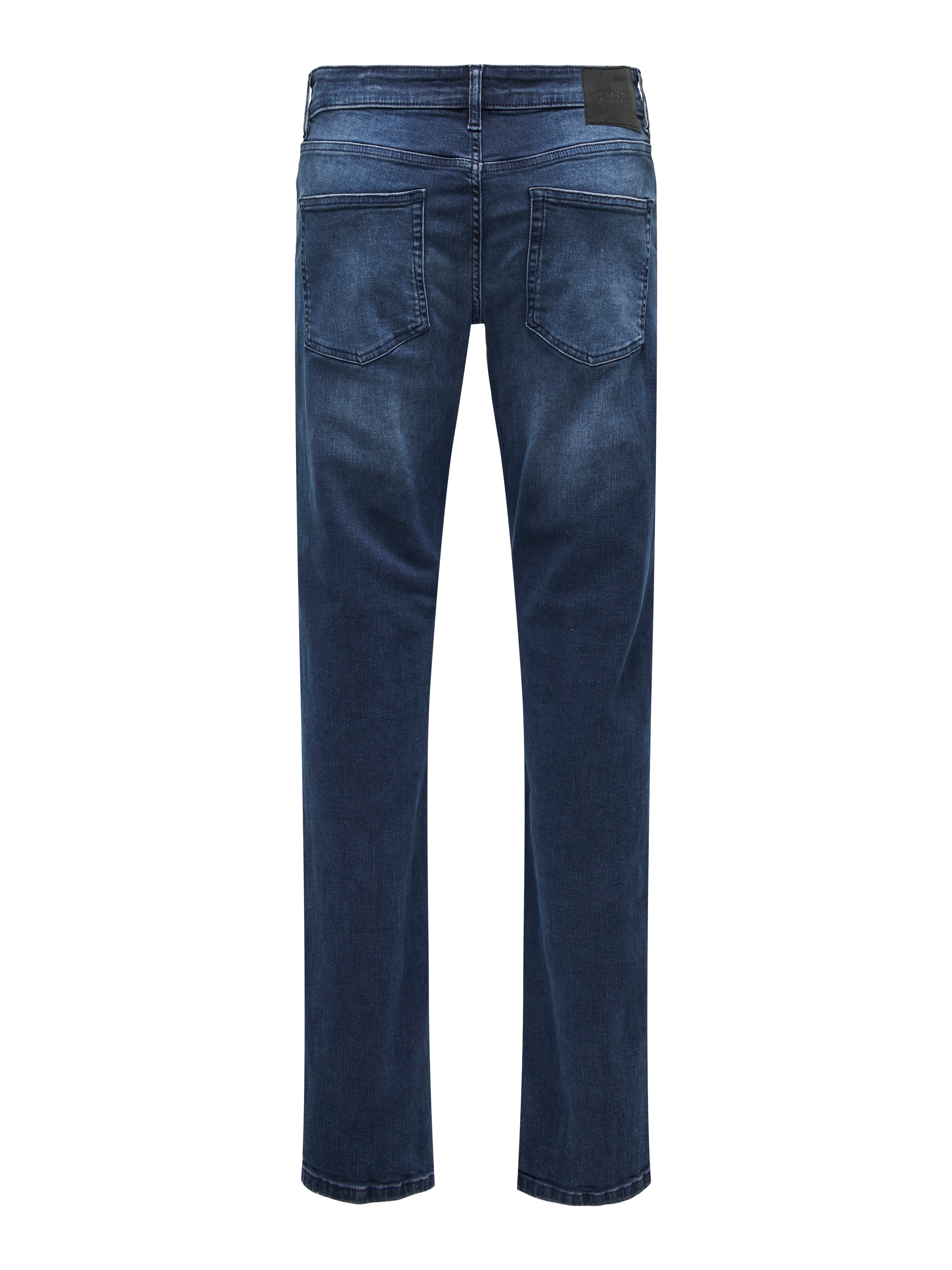ONSWEFT Niedrige Taille Slim Fit Jeans Blue Black Denim