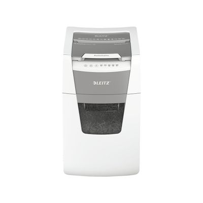 Leitz IQ AutoFeed Office 150 P5 - destructeur de documents coupe croisée microparticules - 150 feuilles - Corbeille 44 litres