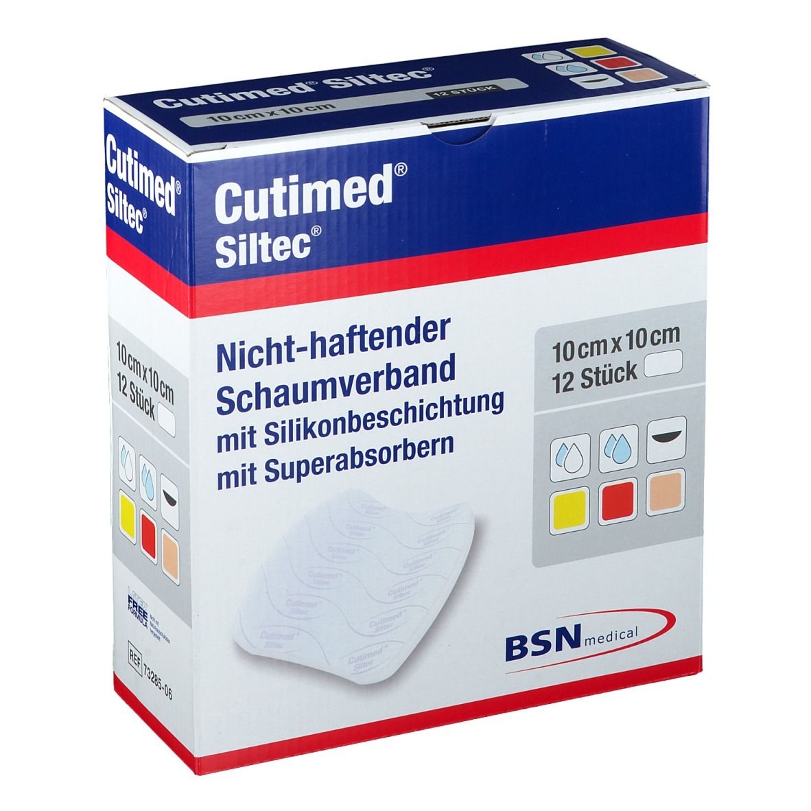 Cutimed® Siltec 10 cm x 10 cm