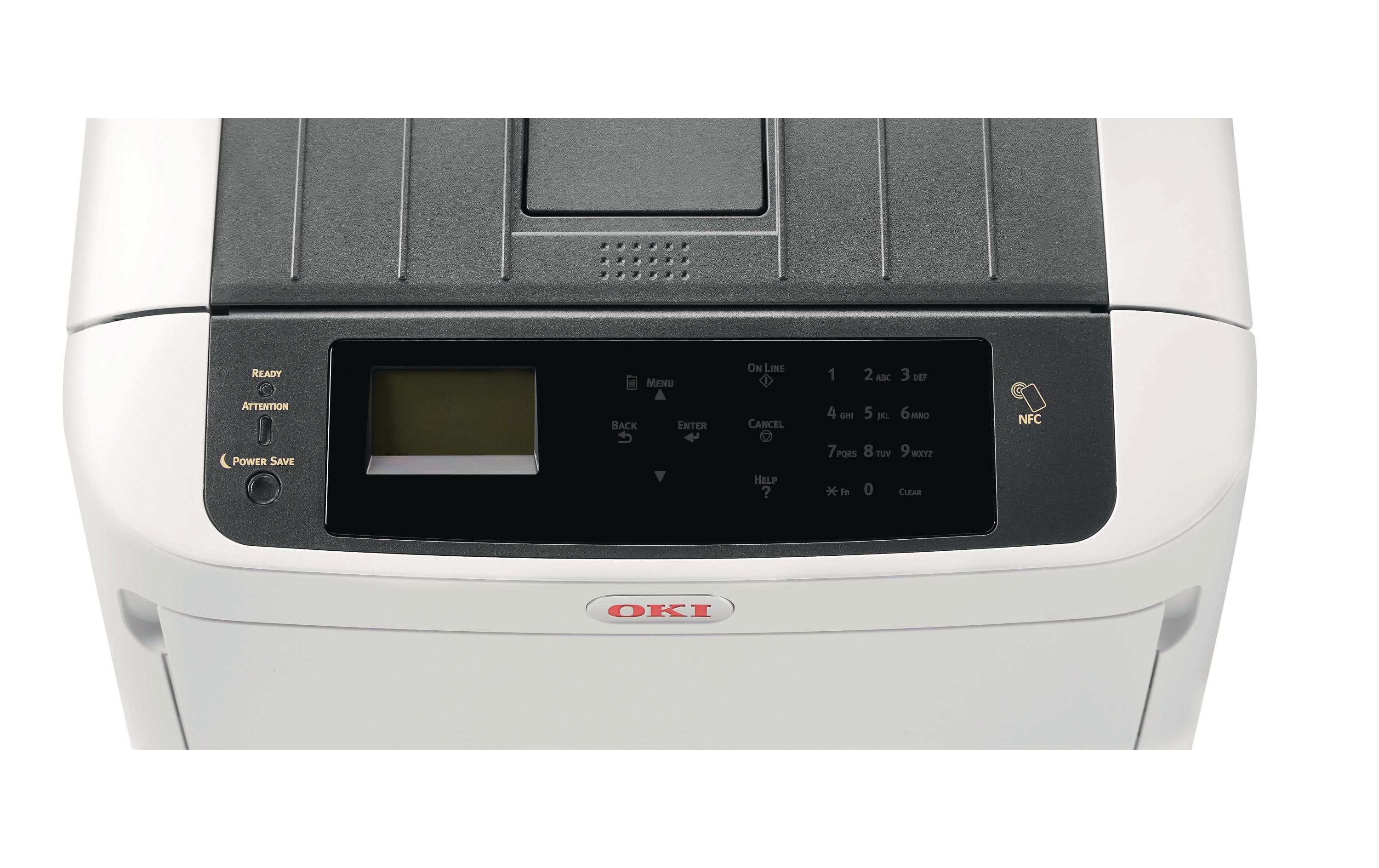 Drucker C824DN<br>Kompakter, netzwerkfähiger Farb-Laserdrucker für Formate bis A3