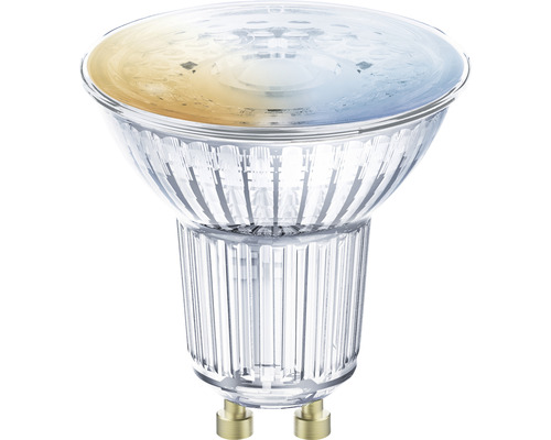 Ledvance Smart WIFI LED Reflectorlampen, dimbaar, PAR16/PAR51 GU10/5W (40W), mat, 350 lm, 2700-6500 K, warm wit-daglichtwit, 3 stuks
