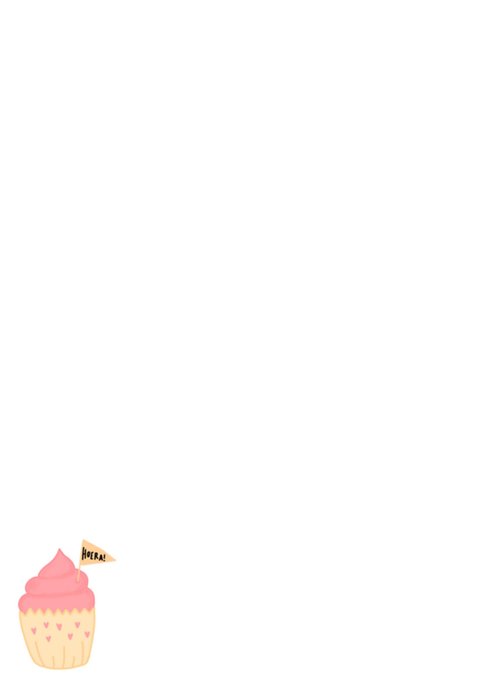 Verjaardagskaart | Greetz | Cupcake | Illustratie