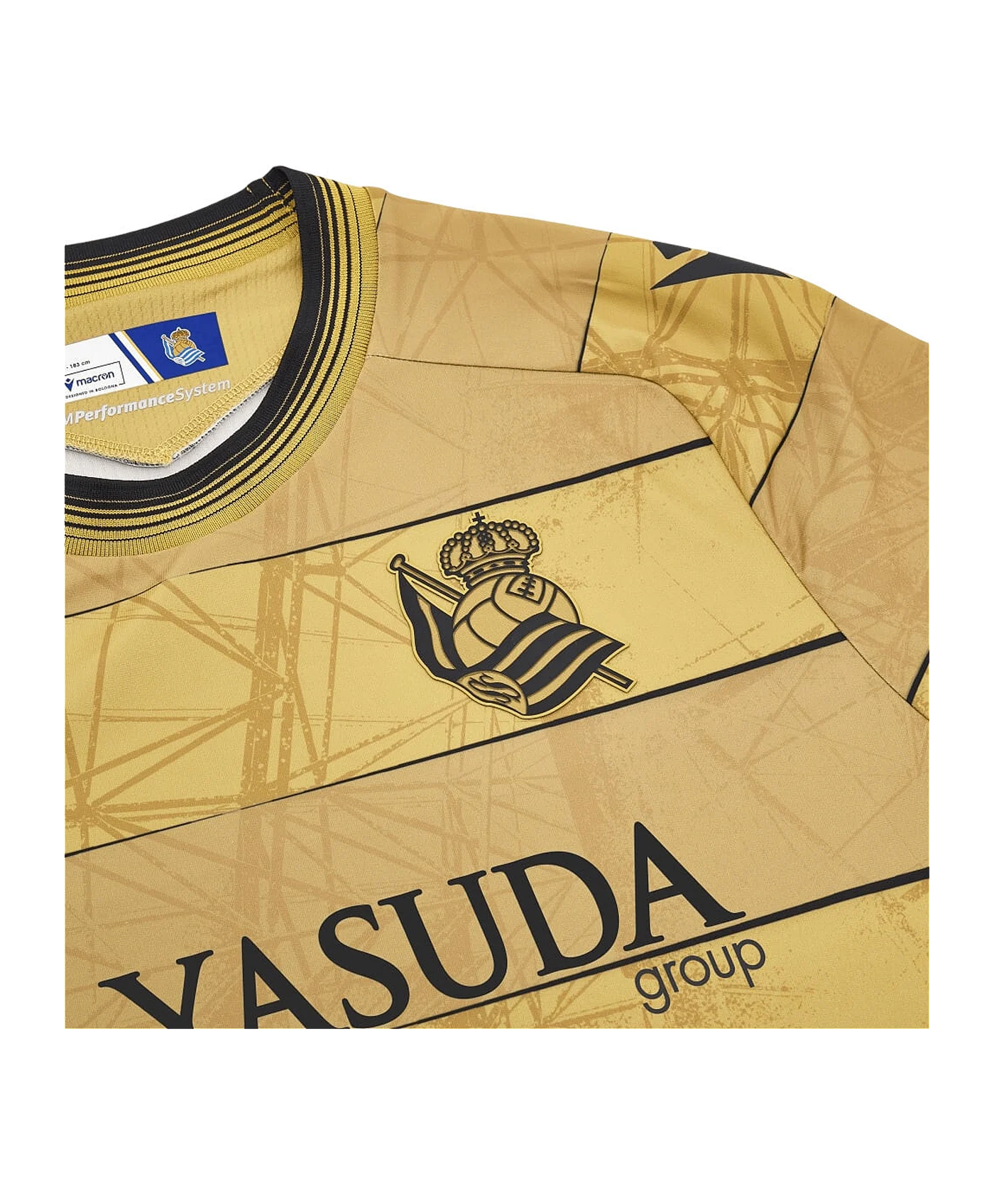Macron Real Sociedad Trikot Away 2024/2025 Gold