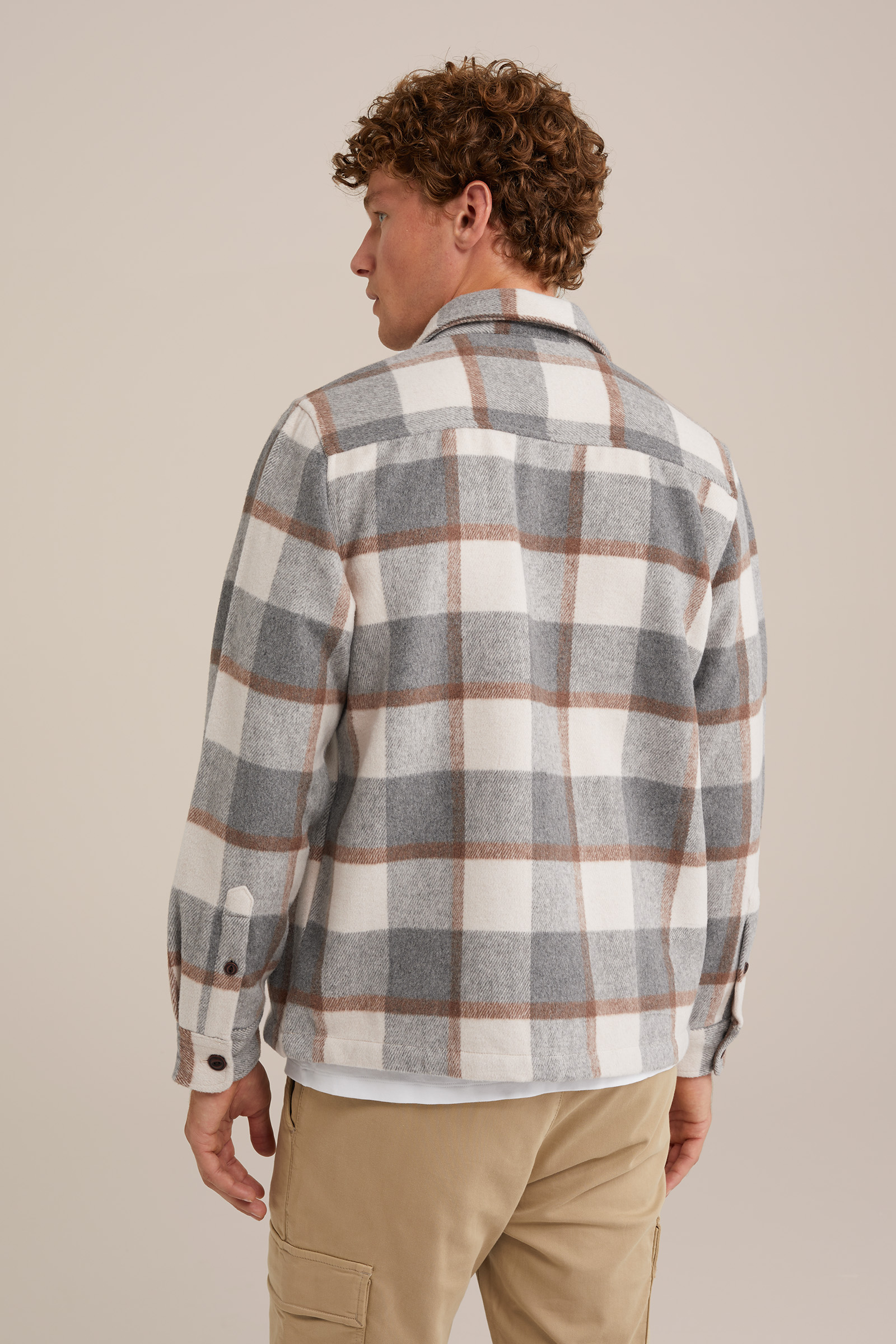 overshirt met dessin WE Fashion Grijs