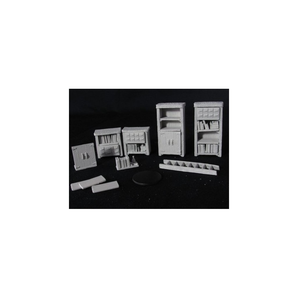 Wizkids Deep Cuts Unpainted Miniatures: Archivist Library