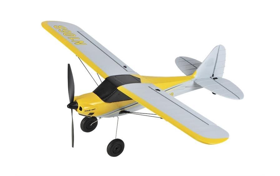Trainer Mini Cub 450 mm, Gelb, RTF<br>Kleines 4-Kanal RC-Flugzeug mit Gyro