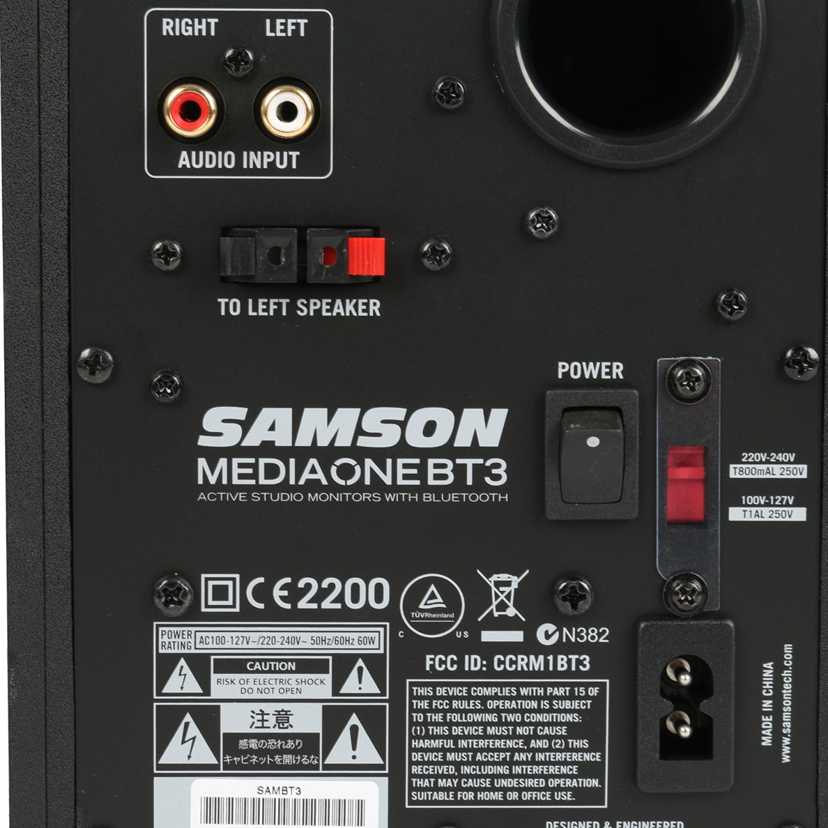 Samson MediaOne BT3 actieve studio monitor (set)