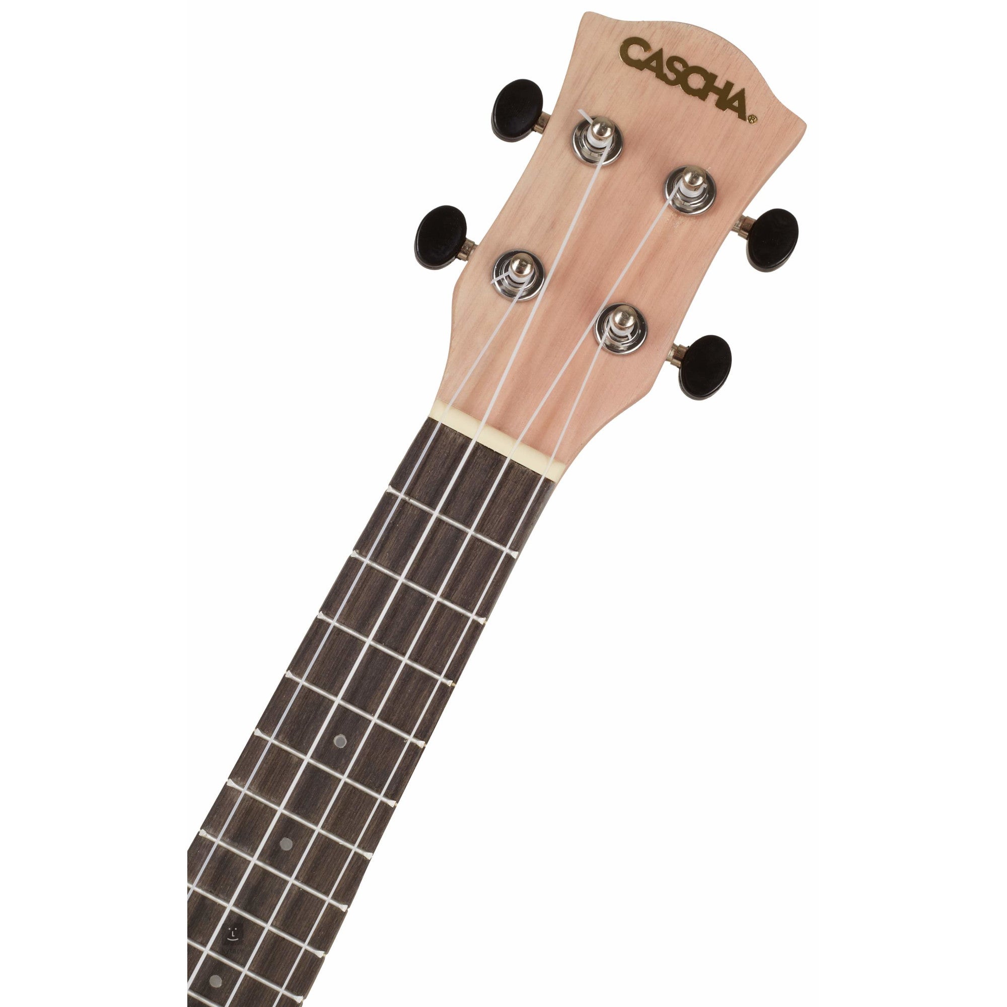 Cascha HH 3975 sopraan ukelele set linden wit (4-talig)