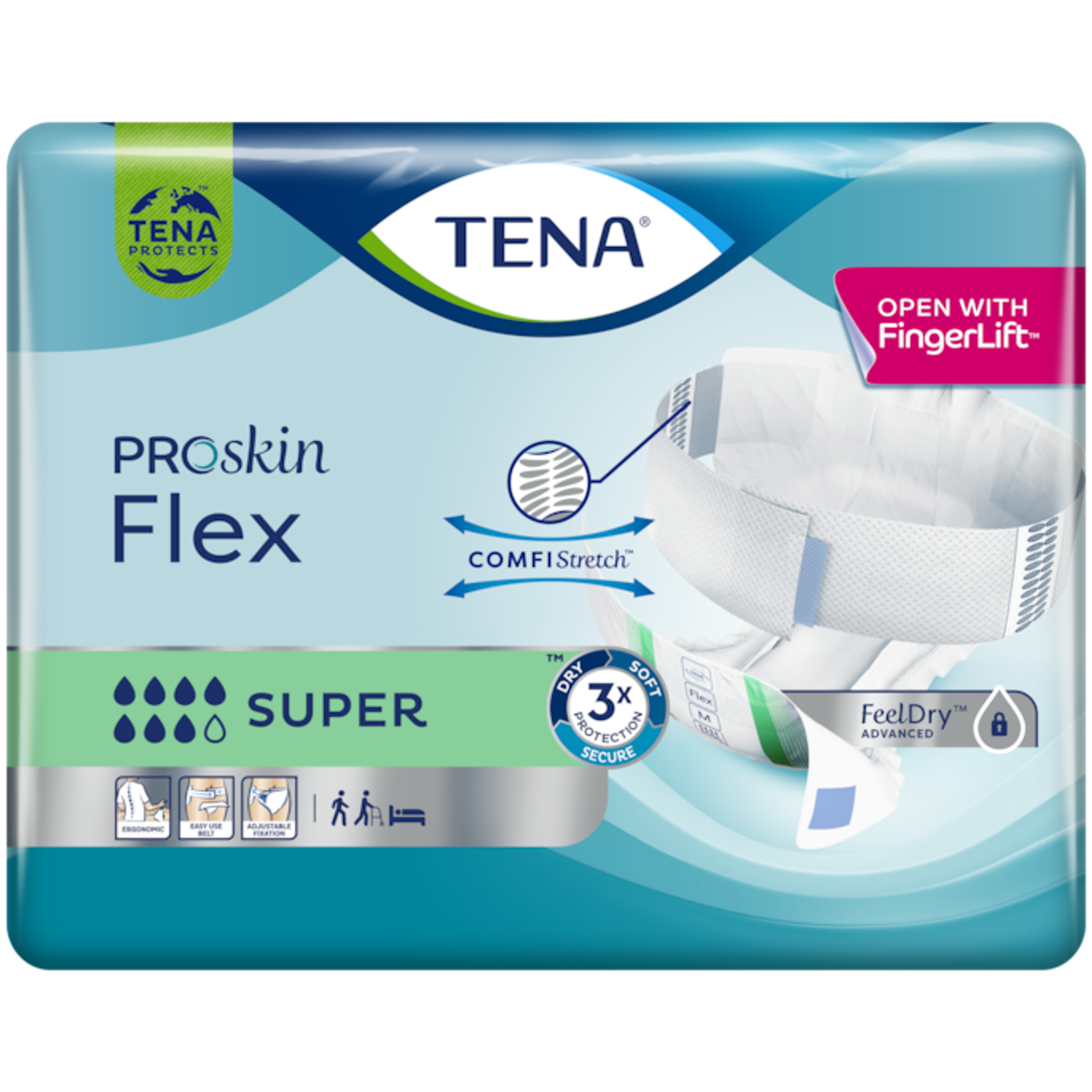 Tena Flex Super Proskin Extra Large (30 stuks)