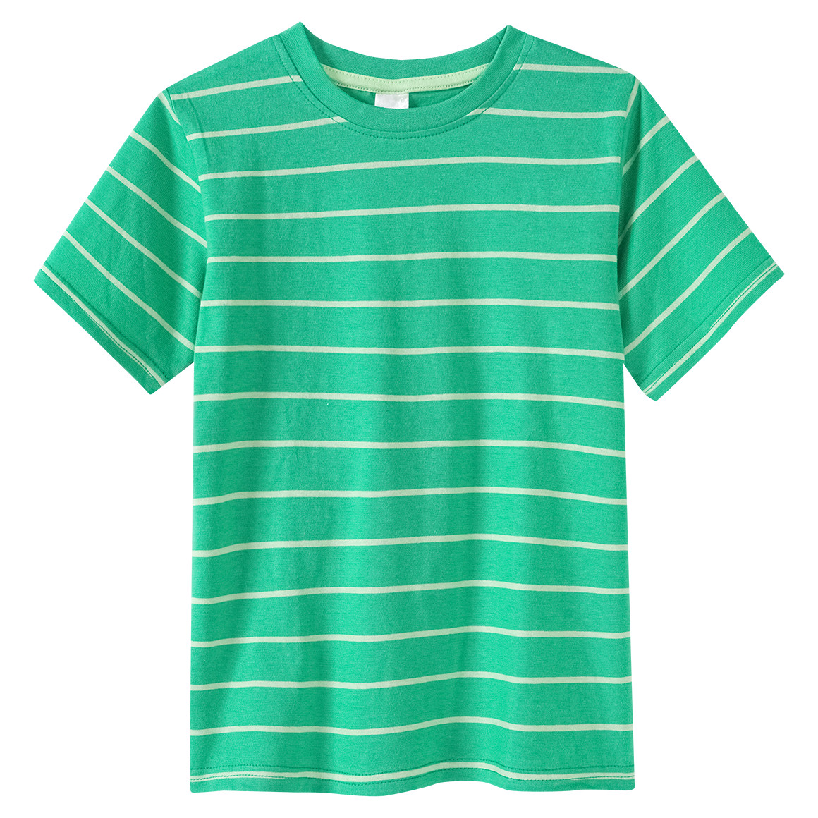 Famy Jungen Shorty mit Streifen grün / dunkelgrau
