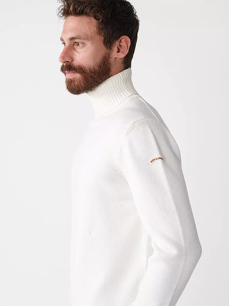 PAUL & SHARK Rollkragenpullover creme
