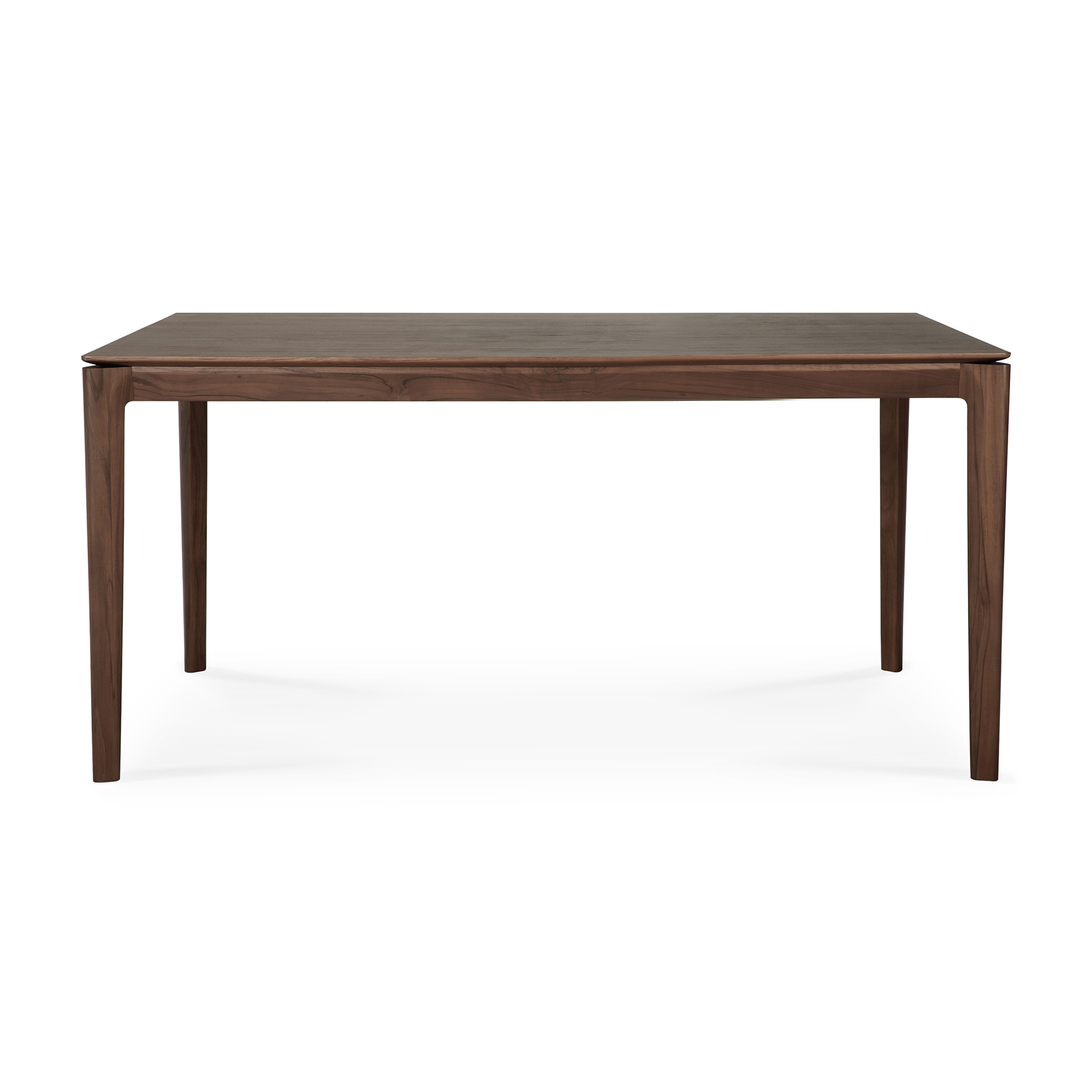 Tafel bok 160X80 - bruin teak - gelakt