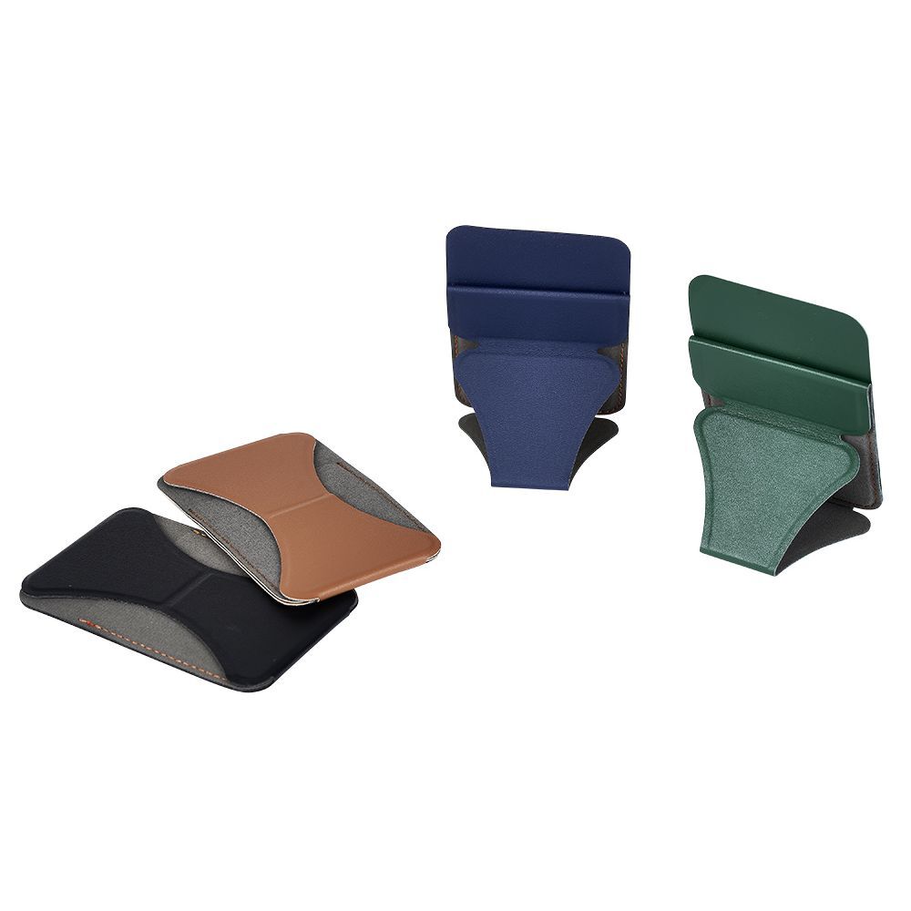 Support téléphone cuir avec porte carte