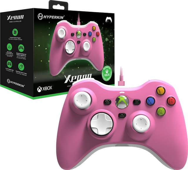 Hyperkin Cirka Xenon Xbox USB-C kablet kontroller (pink)