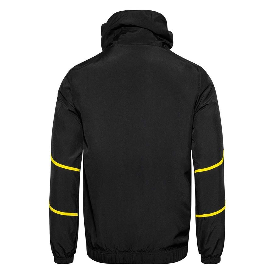 Dortmund Veste Avant-Match Woven Anthem - Noir/Faster Yellow