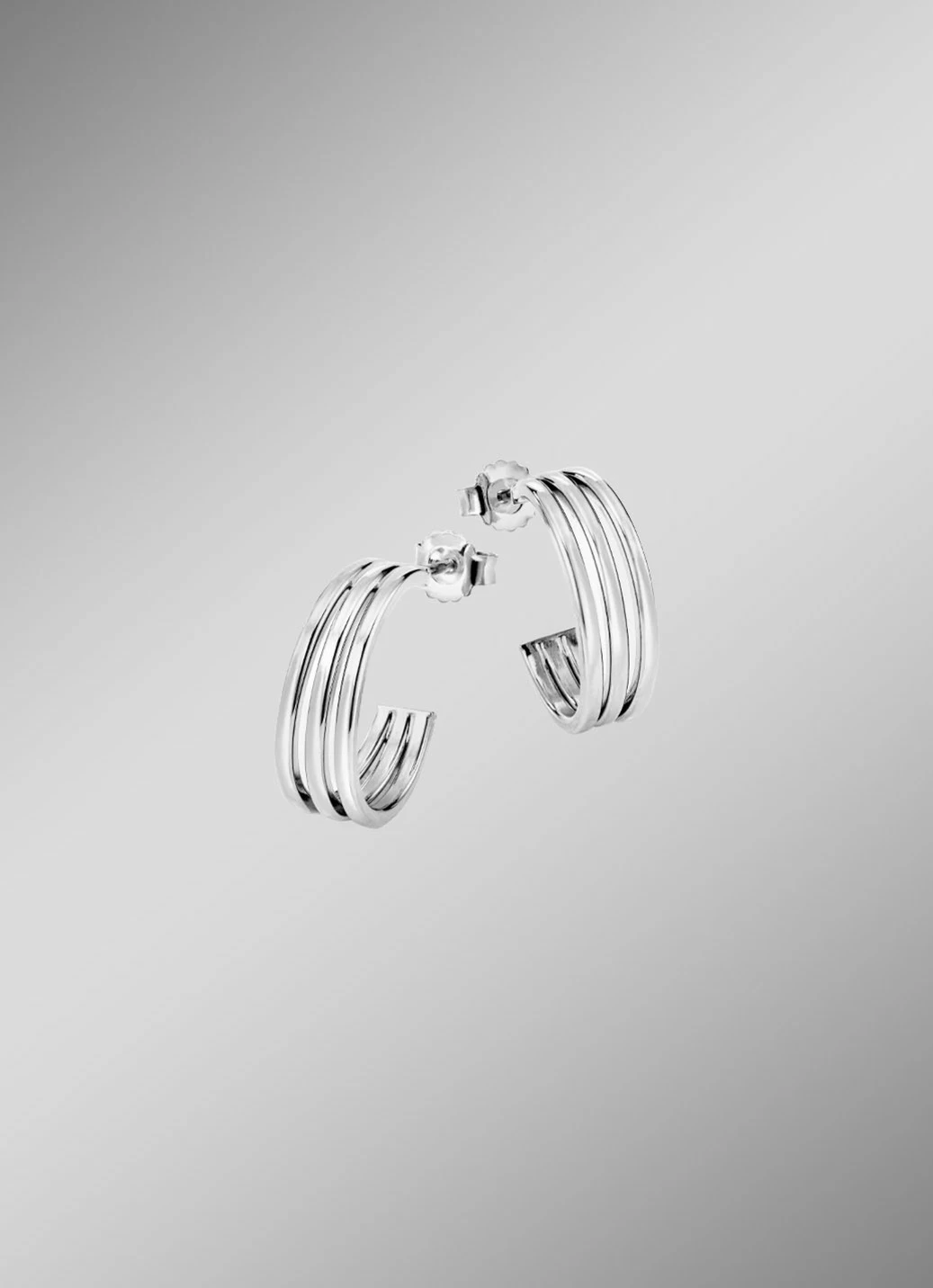 Elegante Creolen aus Silber 925/- fein