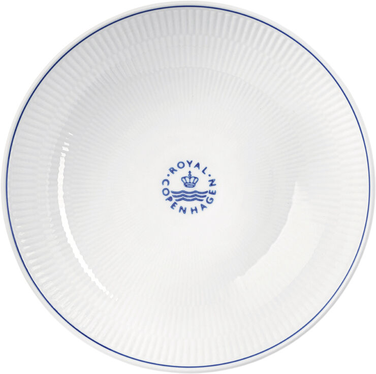 Royal Copenhagen Blueline skål 110 cl Hvid