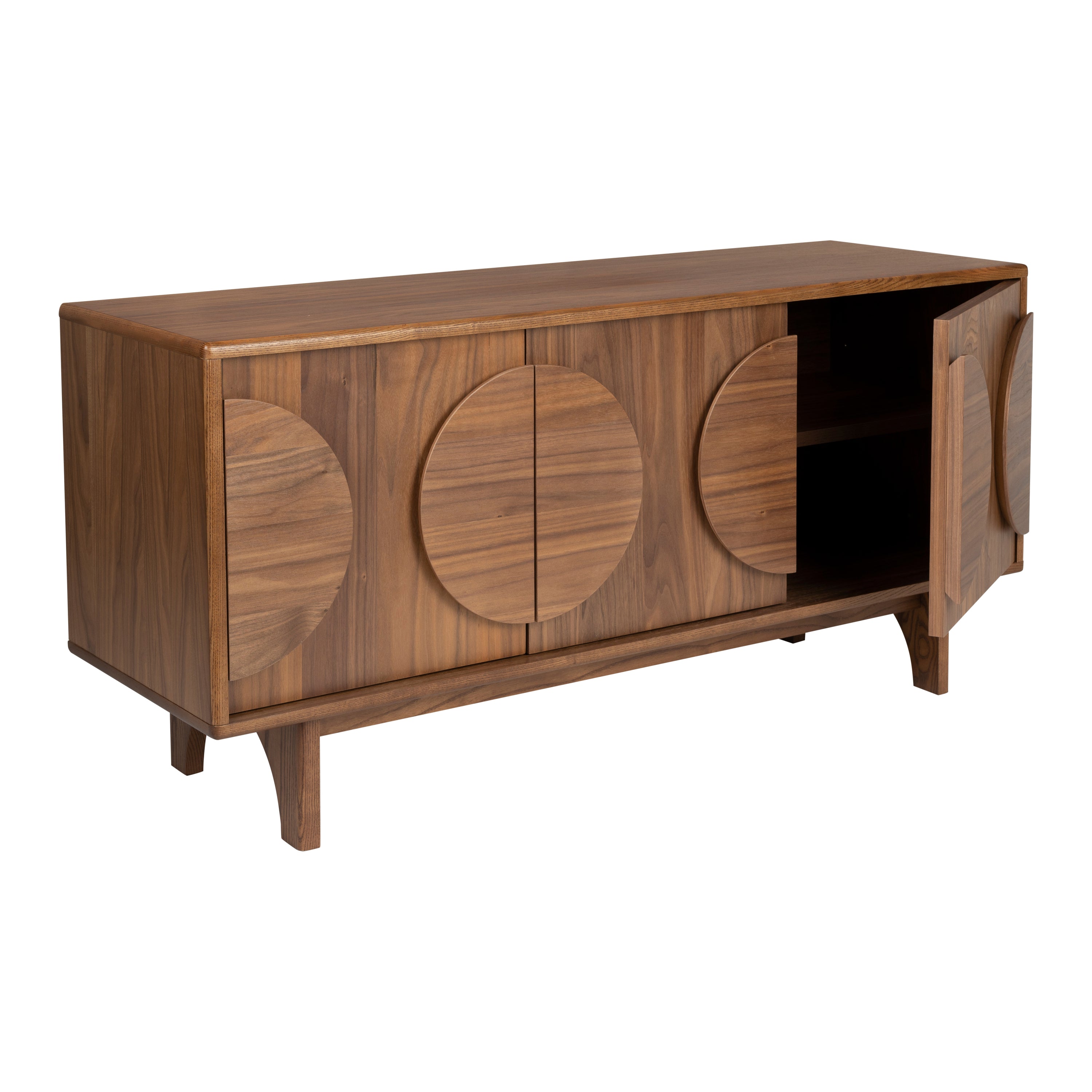 Zuiver Groove Dressoir - B 120 - Walnoot