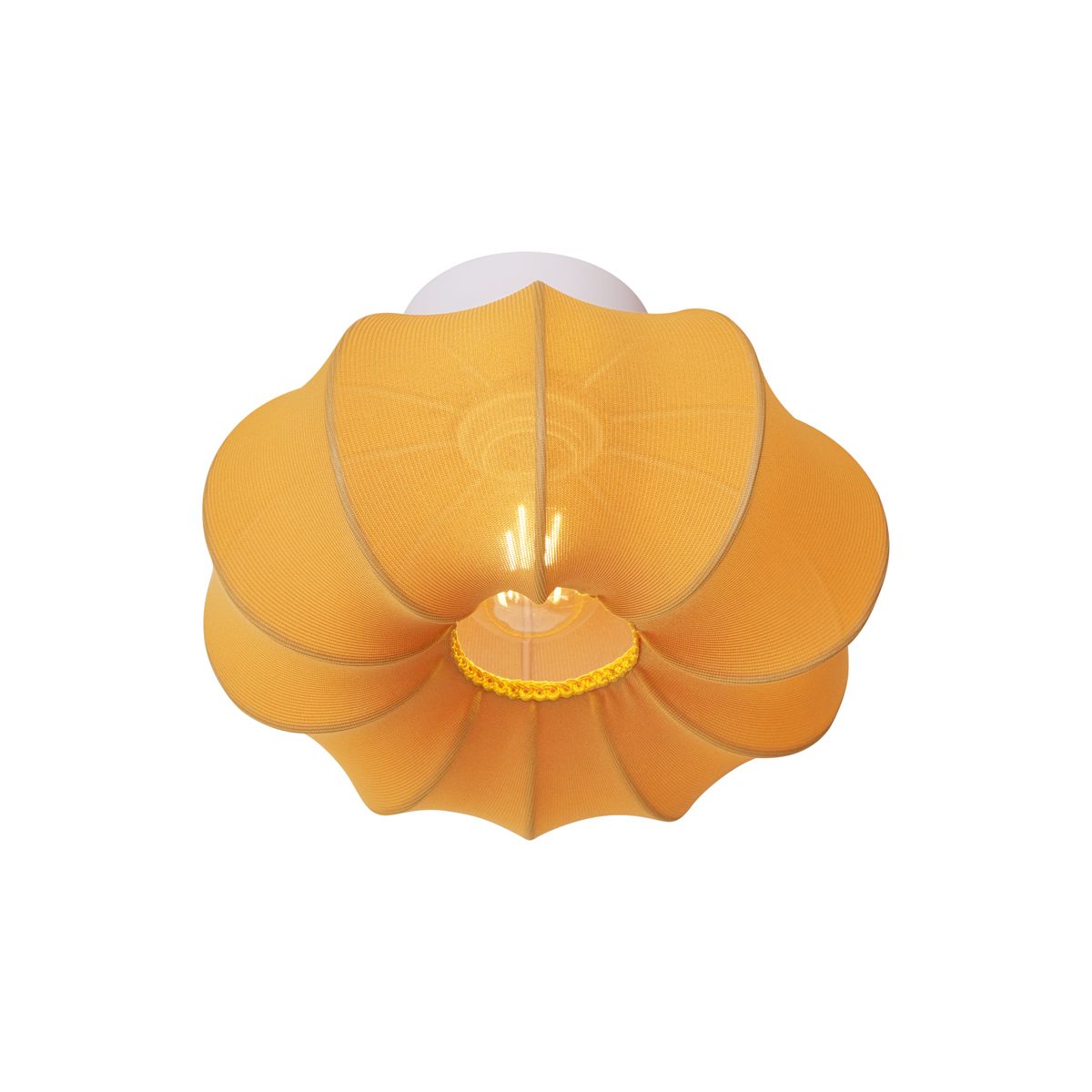 Japandi plafondlamp goud 27cm - Plu Asyesha